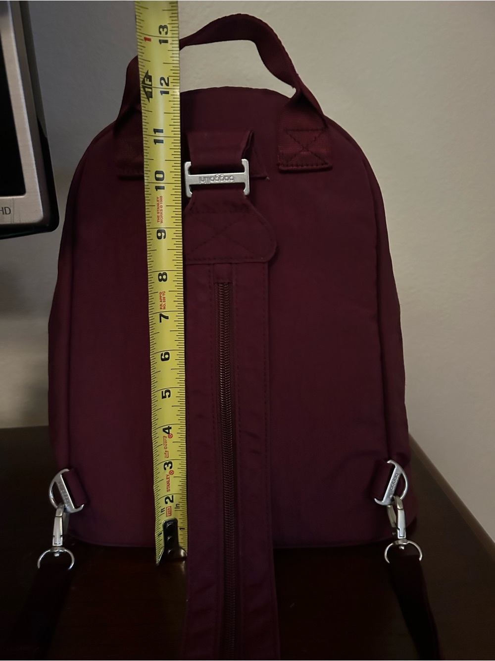 Baggallini Wine Red Small Backpack - Picture 4 of 5